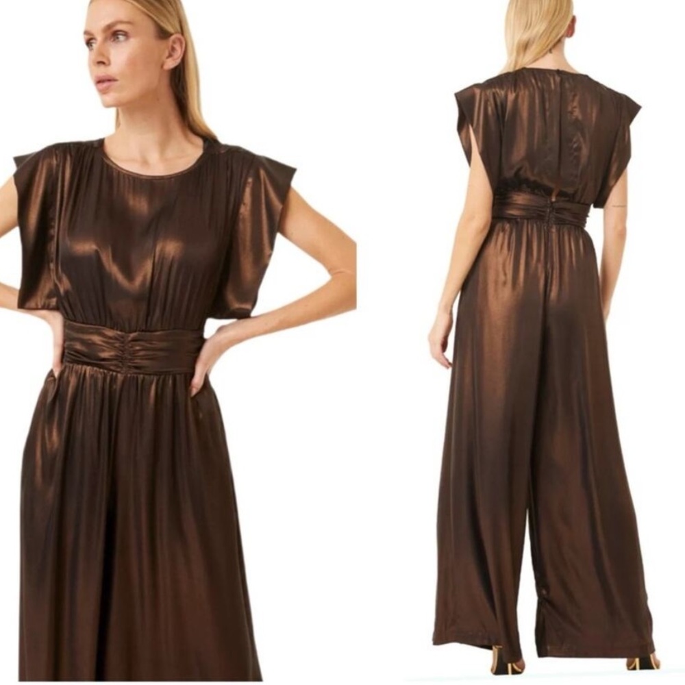 MISA Los Angelas Sophia Jumpsuit in Burnished Bronze - Picture 16 of 16